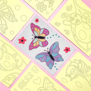 Butterflies & Lady Beetles - Kids Kreative Sand Art