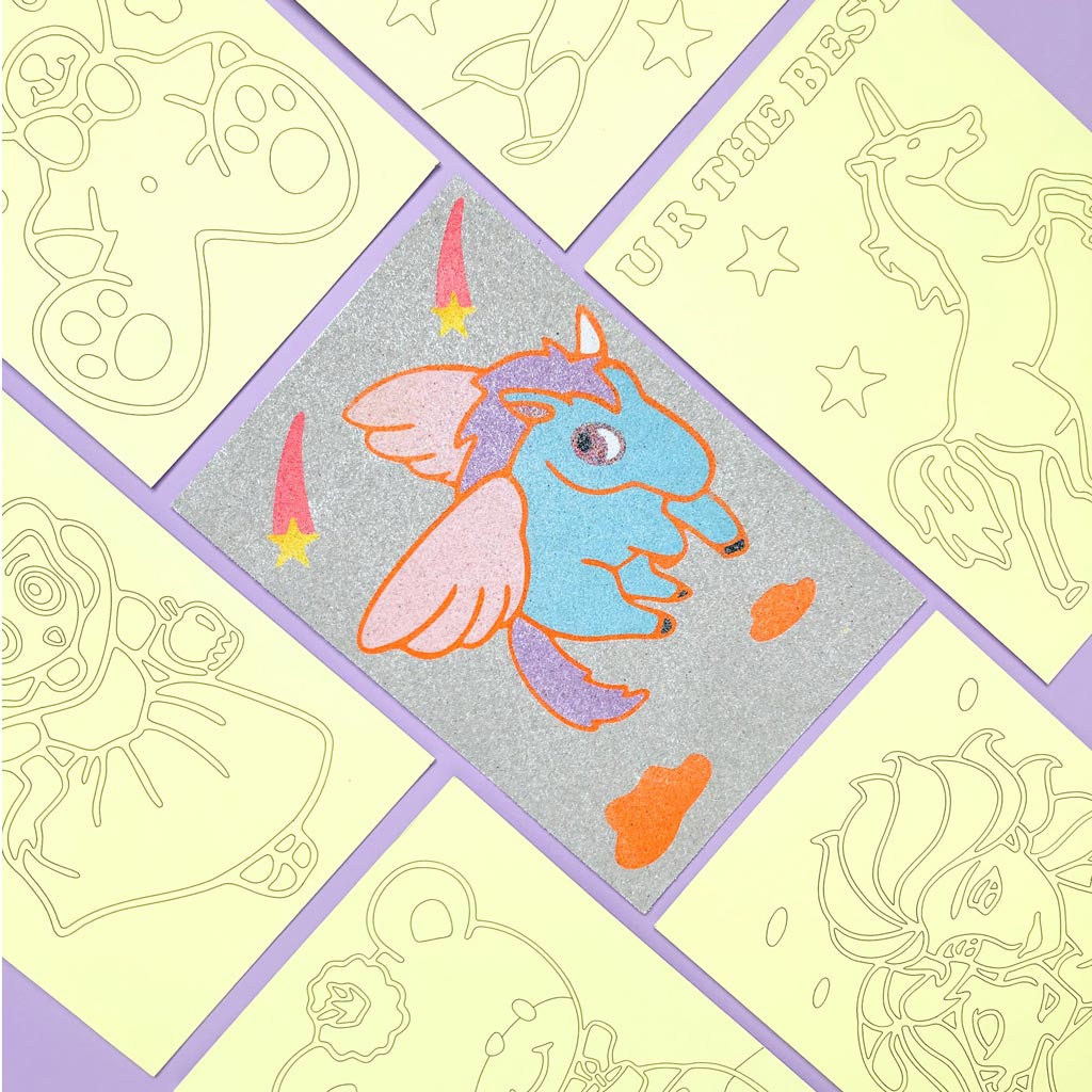 Girls Lucky Dip - Kids Kreative Sand Art