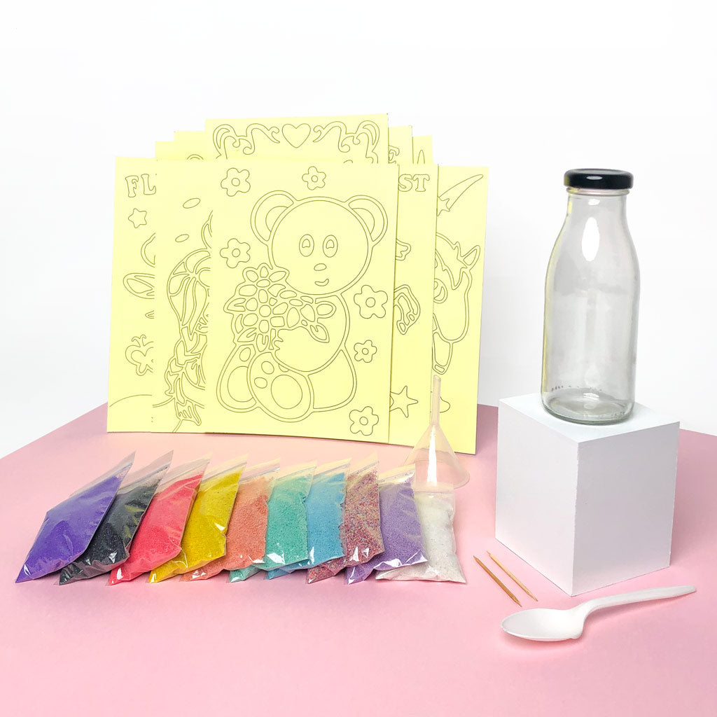 Girls Lucky Dip - Kids Kreative Sand Art