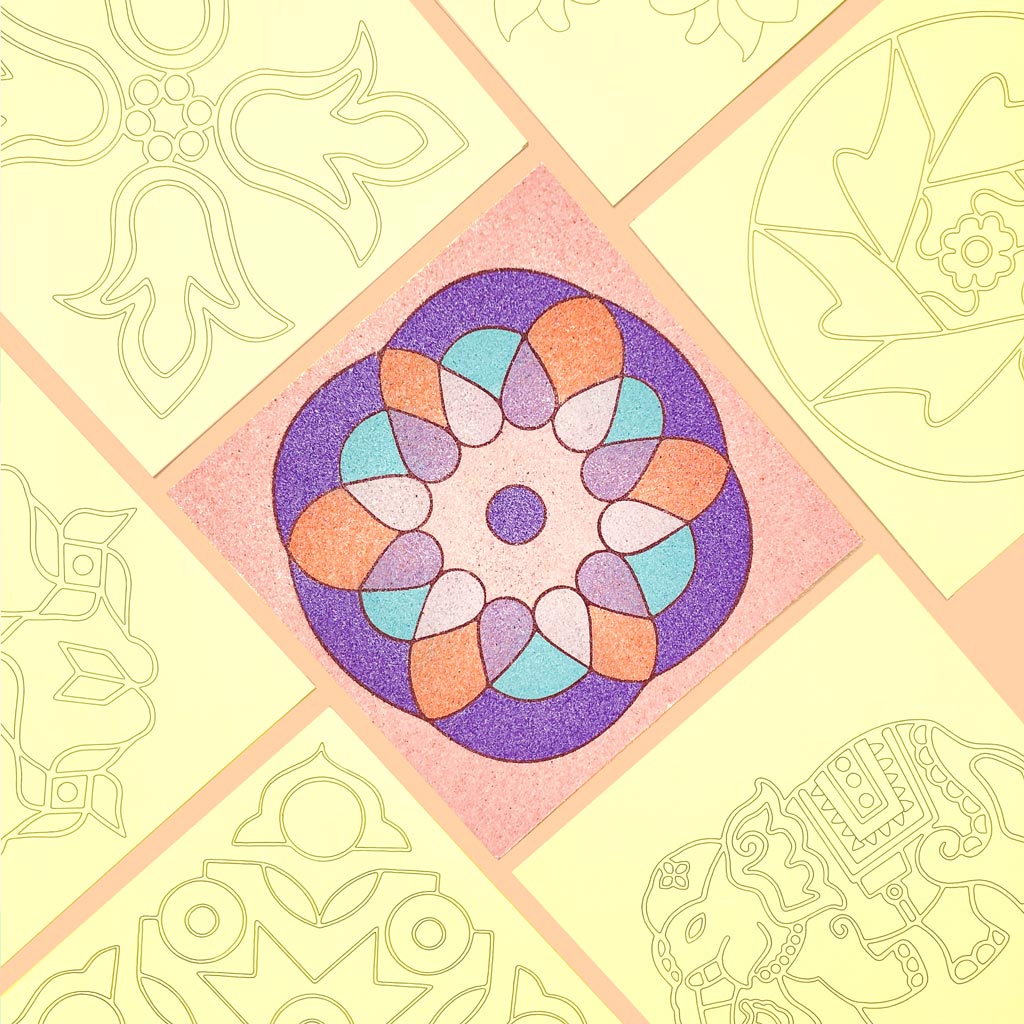 Rangoli Art - Kids Kreative Sand Art